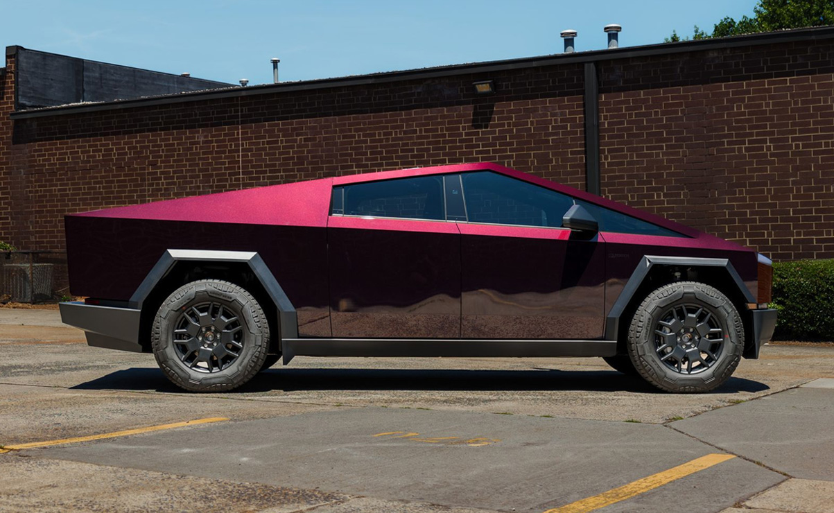 Cybertruck Burgundy Shift