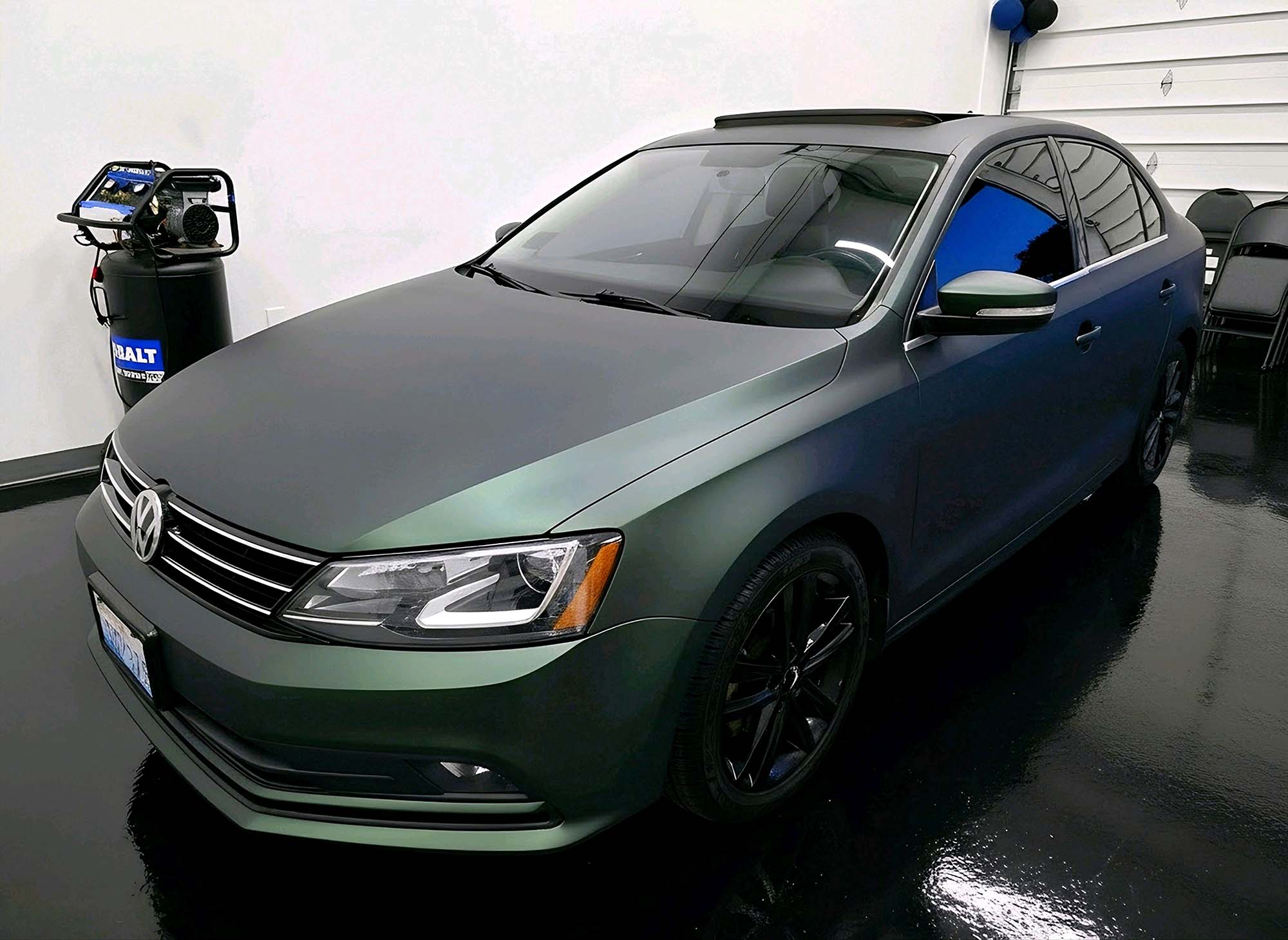 VW Jetta Color shifting ppf